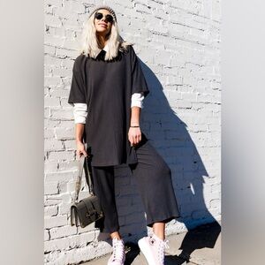 Dressed in Lala Charcoal Playsuit Set